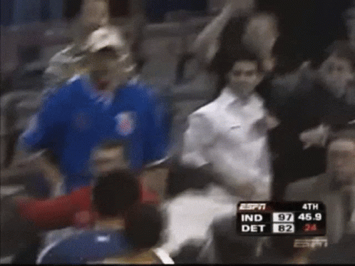Basketball Game Between Indians and Det