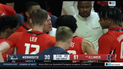 Basketball Game Between Monmouth and Illinois on Big Network