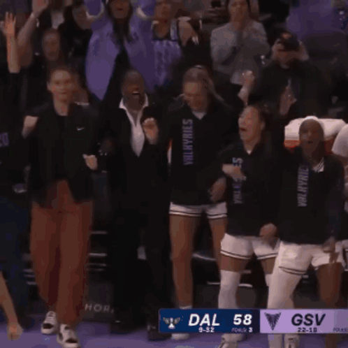 Basketball Game Between Valkyries and GSVs