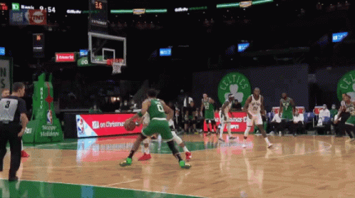 Basketball Game Celtics vs Pistons