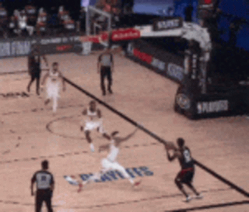 Basketball Game During Playoffs