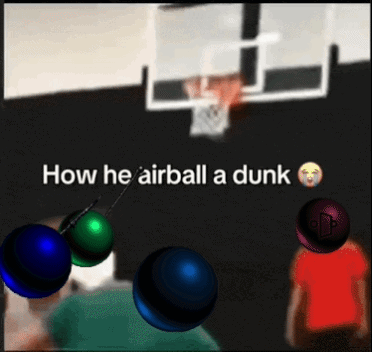 Basketball Game How He Airball A Dunk GIF