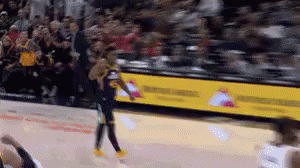Basketball Game In Front Of Crowd GIF
