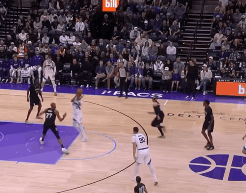 Basketball Game In Front Of Delta Delta Advertisement GIF