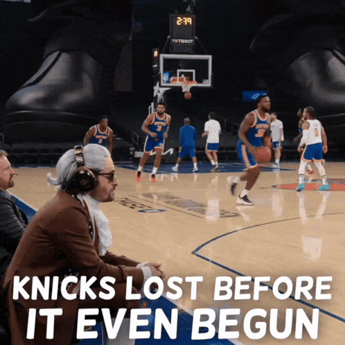 Basketball Game Knicks Lost Before It Even Begun