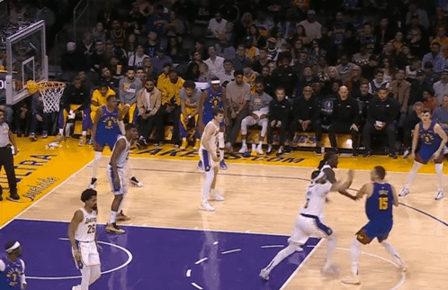 Basketball Game Lakers Vs Broncos GIF
