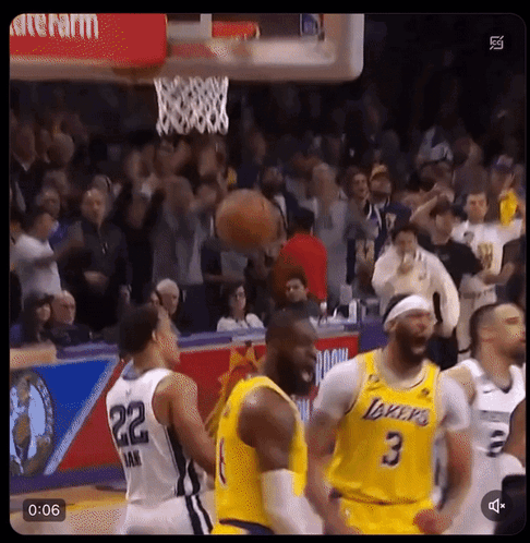 Basketball Game Lakers vs Jazz