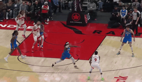 Basketball Game On Court GIF