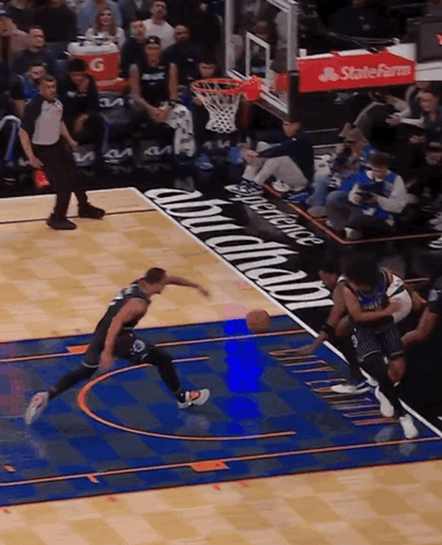Basketball Game On Court GIF