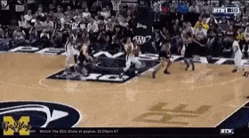 Basketball Game On Court With M GIF