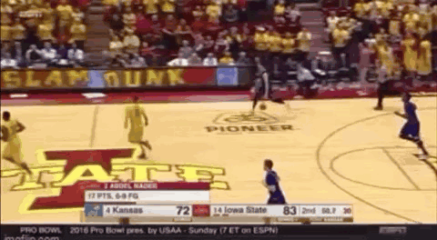 Basketball Game on ESPN