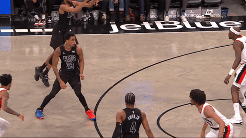 Basketball Game on JetBlue Court