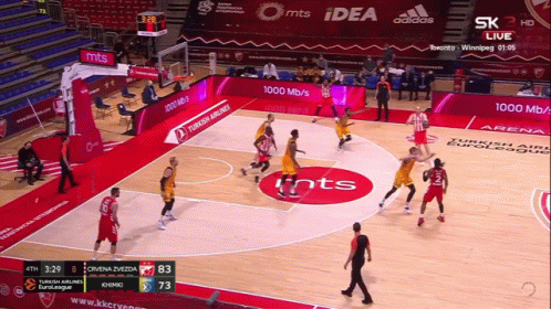 Basketball Game on MTS and Adidas Court