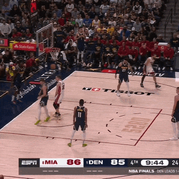Basketball Game On Tissot Court GIF
