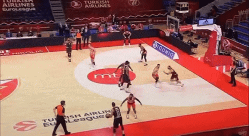 Basketball Game on Turkish Airlines Adidas Court
