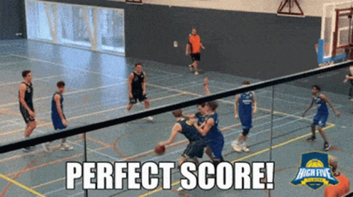 Basketball Game Perfect Score