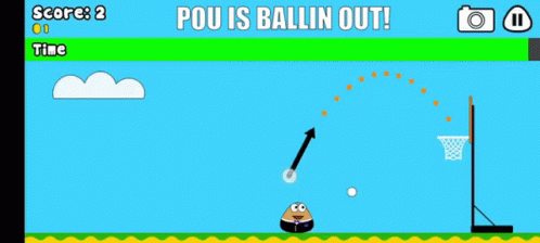 Basketball Game Pou Is Ballin Out