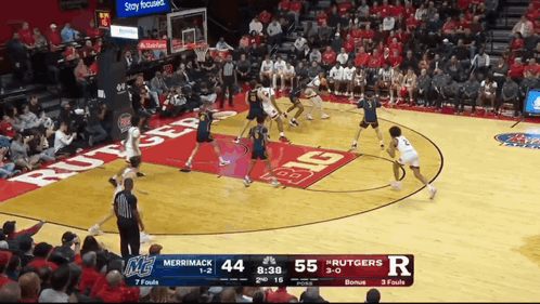 Basketball Game Rutgers vs Merrimack