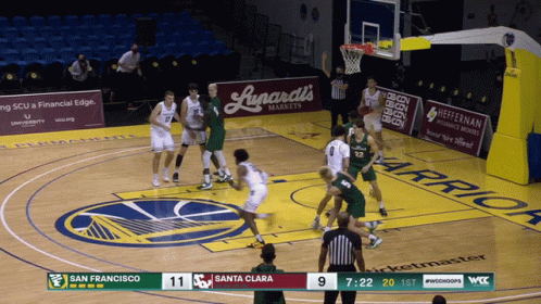 Basketball Game San Francisco vs Santa Clara