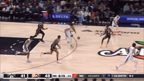 Basketball Game Score 48-23 GIF
