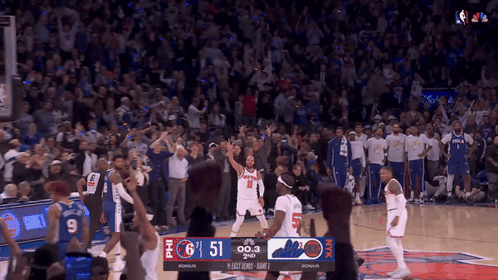 Basketball Game Score 61 to 51