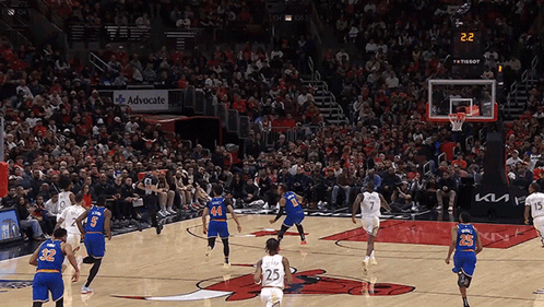 Basketball Game Scoreboard 22 With Crowd GIF