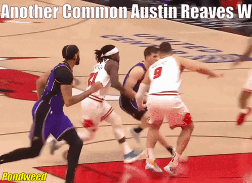 Basketball Game With Austin Reaves Caption GIF