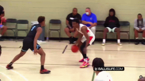 Basketball Game With Ballislife Logo