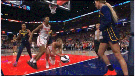 Basketball Game With Cheerleader Blue Uniform