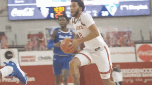 Basketball Game With Coca Cola Scoreboard GIF