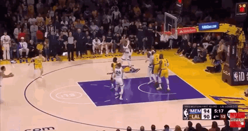 Basketball Game With Crowd GIF
