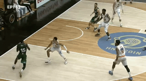 Basketball Game With HN Coin Logo GIF