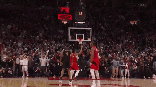 Basketball Game With Tissot Scoreboard