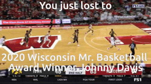 Basketball Game You Just Lost to 2020 Wisconsin Mr. Basketball Award Winner Johnny Davis