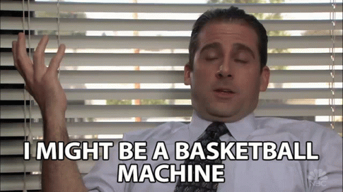 Basketball Machine Michael Scott GIF
