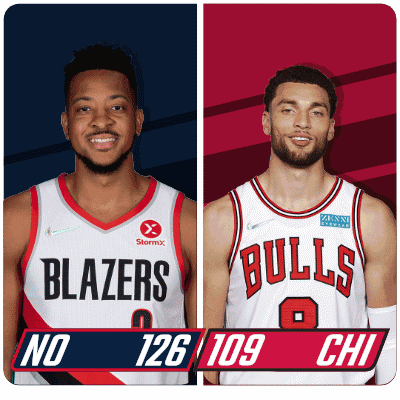 Basketball Nba Pelicans Bulls Scorecard GIF