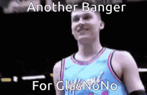 Basketball Player Blue Jersey Another Banger for Glasnono