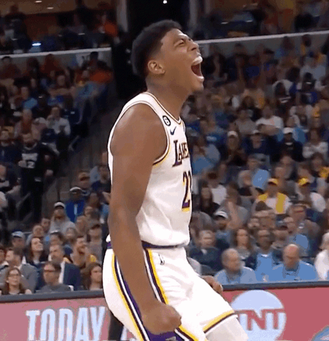 Basketball Player Celebrating with Fist