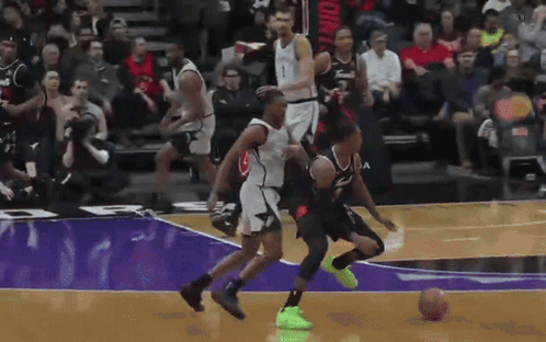 Basketball Player Dribbling Number 1 GIF