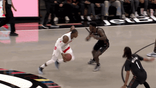 Basketball Player Dribbling Number 1 GIF