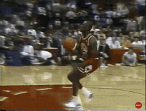 Basketball Player Dribbling Number 23