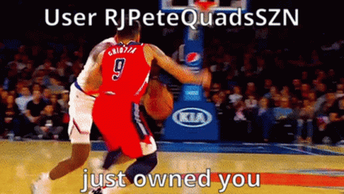 Basketball Player Dribbling Number 9 GIF