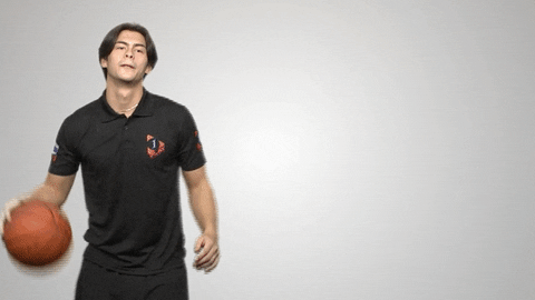 Basketball Player Dribbling The Ball Game Time GIF