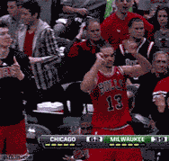 Basketball Player Finger Guns GIF
