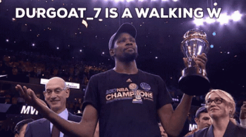 Basketball Player Holding Trophy Durgoat 7 GIF