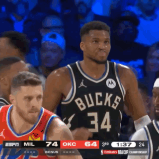 Basketball Player in Black Jersey Number 34