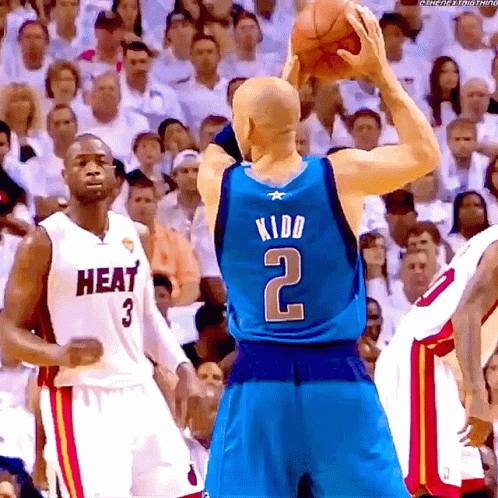 Basketball Player in Blue Jersey Number 2