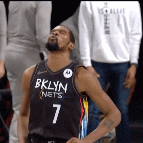 Basketball Player In Brooklyn Nets Jersey GIF