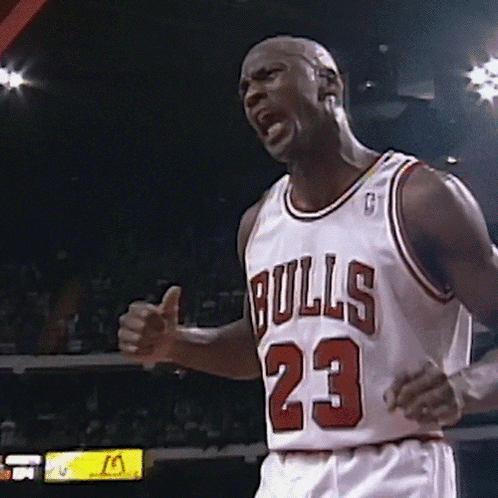 Basketball Player In Bulls Jersey Thumbs Up GIF
