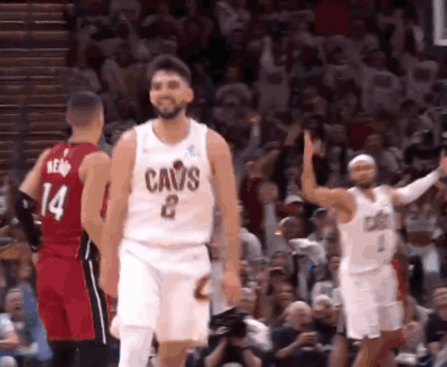 Basketball Player In Cavs Jersey GIF